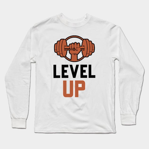 Level Up Long Sleeve T-Shirt by Jitesh Kundra